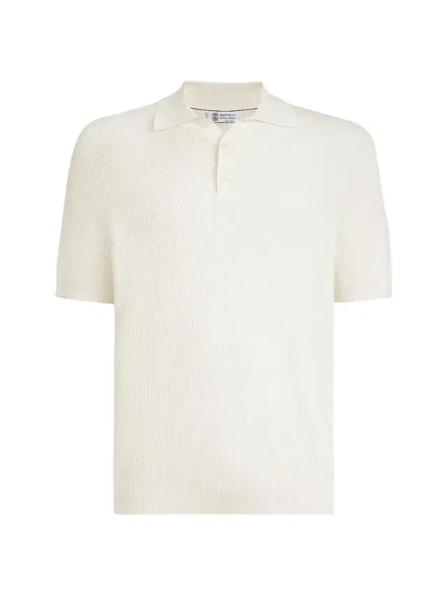 Men's Cotton English Rib Knit Polo Shirt - Panama