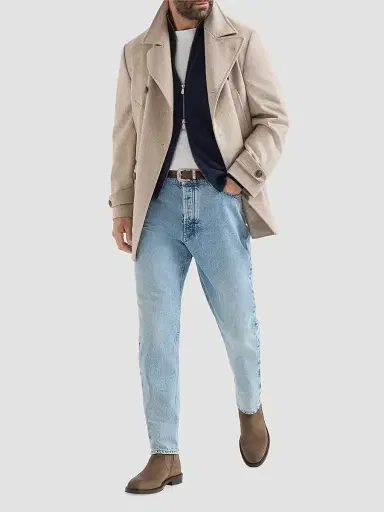Brunello Cucinelli Men's Cashmere High-Neck Cardigan with Zipper - Navy Blue - Size 48 | Thumbnail 6 Brunello Cucinelli Men's Cashmere High-Neck Cardigan with Zipper - Navy Blue - Size 48 | Thumbnail 6