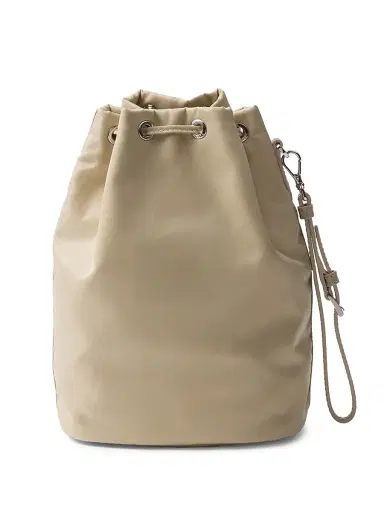 Prada Women's Re-Nylon Pouch - Beige Khaki | Thumbnail 3 Prada Women's Re-Nylon Pouch - Beige Khaki | Thumbnail 3