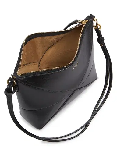 Loewe Women's Puzzle Fold Leather Shoulder Bag - Black | Thumbnail 3 Loewe Women's Puzzle Fold Leather Shoulder Bag - Black | Thumbnail 3
