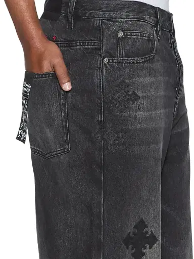Ksubi Men's Maxx Blakk Metal Kraftwerk Exaggerated Jeans | Thumbnail 4 Ksubi Men's Maxx Blakk Metal Kraftwerk Exaggerated Jeans | Thumbnail 4