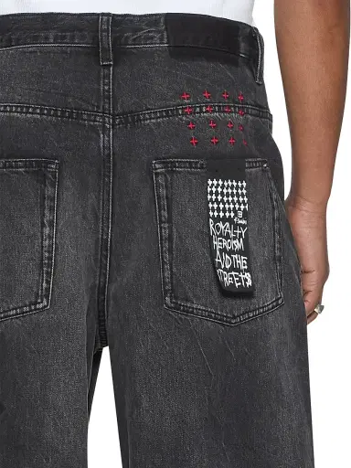 Ksubi Men's Maxx Blakk Metal Kraftwerk Exaggerated Jeans | Thumbnail 5 Ksubi Men's Maxx Blakk Metal Kraftwerk Exaggerated Jeans | Thumbnail 5