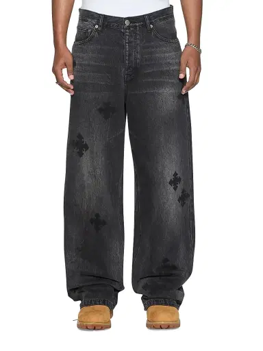 Ksubi Men's Maxx Blakk Metal Kraftwerk Exaggerated Jeans | Thumbnail 1 Ksubi Men's Maxx Blakk Metal Kraftwerk Exaggerated Jeans | Thumbnail 1