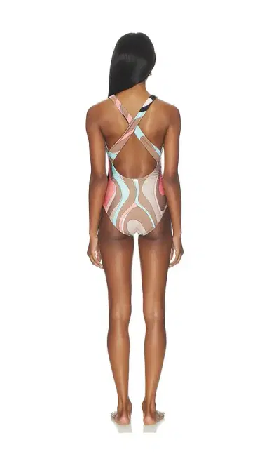 L'AGENCE Lisa Plunge One Piece | Thumbnail 3