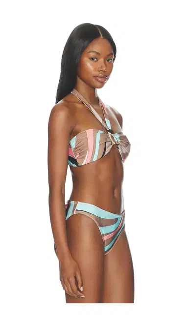 L'Agence Krysta Bandeau Bikini Top | Thumbnail 2