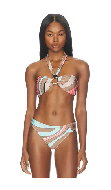L'Agence Krysta Bandeau Bikini Top | Thumbnail 1