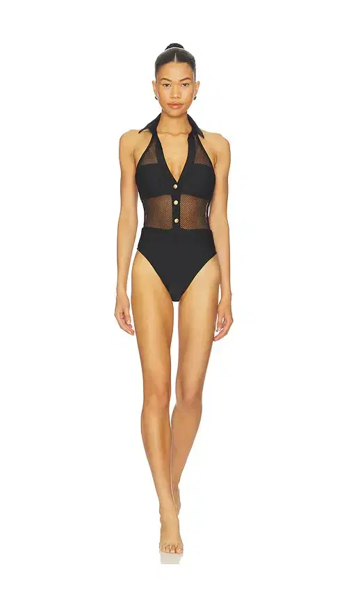 Natalya Collared One Piece Natalya Collared One Piece