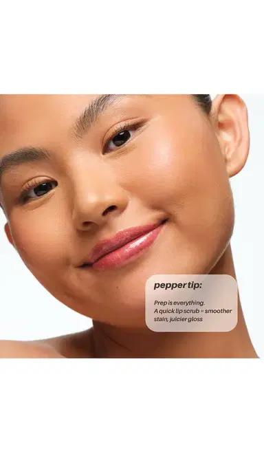 Pepper Pout Sweet Spot Glossy Lip Stain | Thumbnail 5 Pepper Pout Sweet Spot Glossy Lip Stain | Thumbnail 5