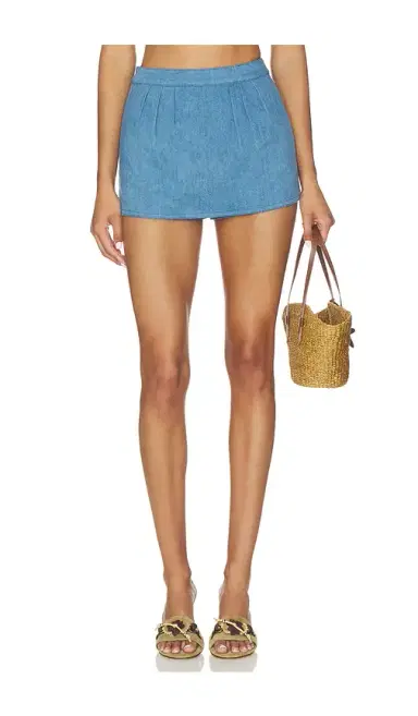 Lovers and Friends Mabel Denim Skort | Thumbnail 2 Lovers and Friends Mabel Denim Skort | Thumbnail 2