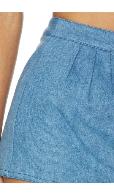 Lovers and Friends Mabel Denim Skort | Thumbnail 7 Lovers and Friends Mabel Denim Skort | Thumbnail 7