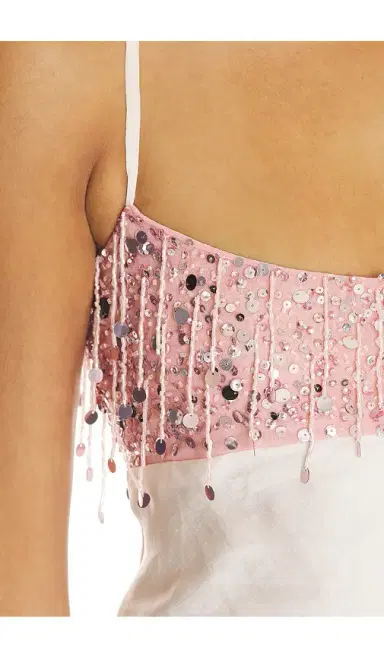 Asta Resort Yasmin Hand Beaded Mini Dress | Thumbnail 4 Asta Resort Yasmin Hand Beaded Mini Dress | Thumbnail 4