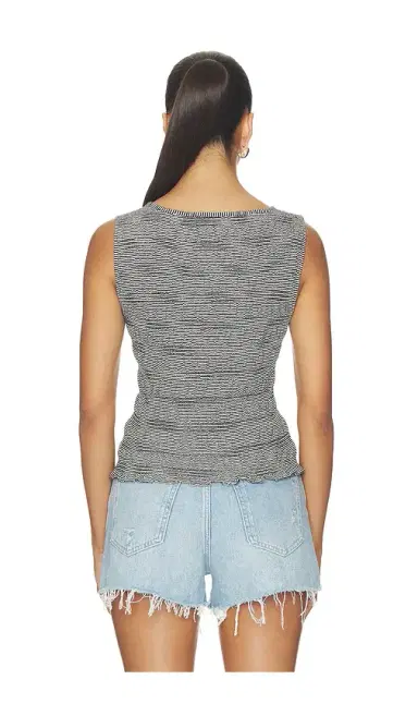 Madewell Smocked Boatneck Tank | Thumbnail 3