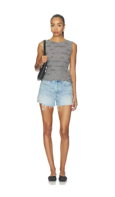 Madewell Smocked Boatneck Tank | Thumbnail 4