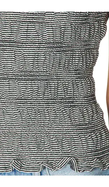 Madewell Smocked Boatneck Tank | Thumbnail 5