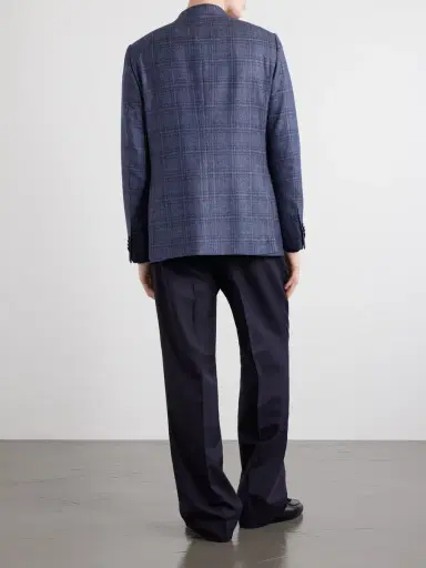 Caruso Norma Checked Wool Blazer - Men | Thumbnail 4