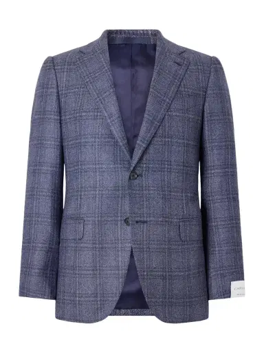 Caruso Norma Checked Wool Blazer - Men | Thumbnail 1