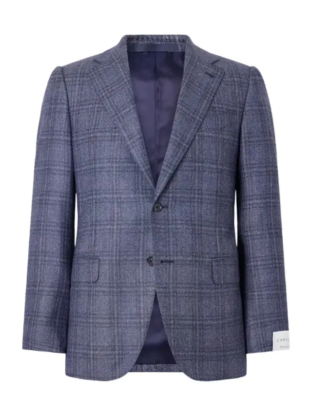 Norma Checked Wool Blazer - Men