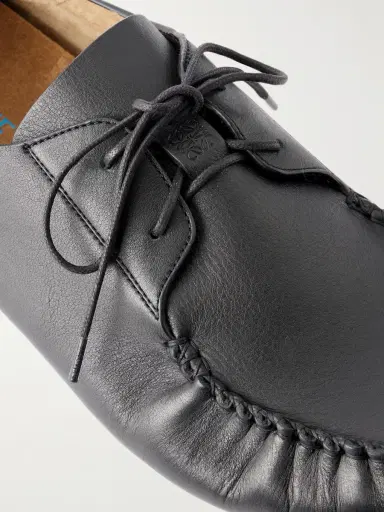 Loewe Rambla Leather Boat Shoes - Men | Thumbnail 5
