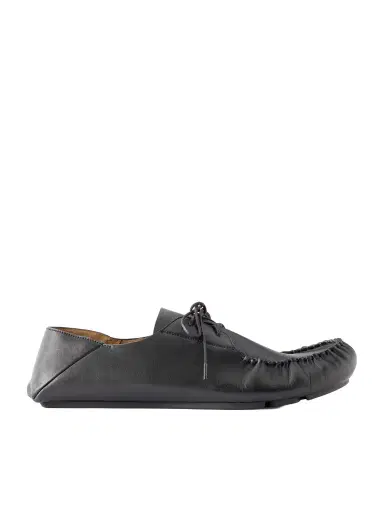 Loewe Rambla Leather Boat Shoes - Men | Thumbnail 1