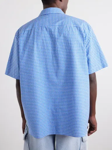 Loewe Paula's Ibiza Logo-Embroidered Checked Cotton-Poplin Shirt - Men | Thumbnail 4