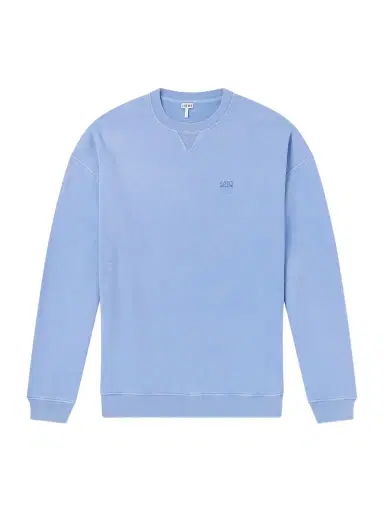 Loewe Anagram-Embroidered Cotton-Jersey Sweatshirt - Men | Thumbnail 1 Loewe Anagram-Embroidered Cotton-Jersey Sweatshirt - Men | Thumbnail 1