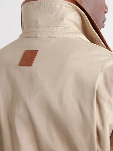 Loewe Paula's Ibiza Leather-Trimmed Cotton-Twill Blouson Jacket - Men | Thumbnail 5 Loewe Paula's Ibiza Leather-Trimmed Cotton-Twill Blouson Jacket - Men | Thumbnail 5