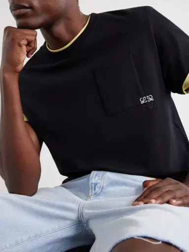 Loewe Anagram-Embroidered Cotton-Jersey T-Shirt - Men | Thumbnail 5 Loewe Anagram-Embroidered Cotton-Jersey T-Shirt - Men | Thumbnail 5