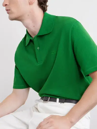 Loewe Anagram-Embroidered Cotton-Piqué Polo Shirt - Men | Thumbnail 5 Loewe Anagram-Embroidered Cotton-Piqué Polo Shirt - Men | Thumbnail 5