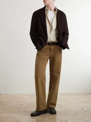 Massimo Alba Oceano Straight-Leg Cotton Trousers - Men | Thumbnail 2