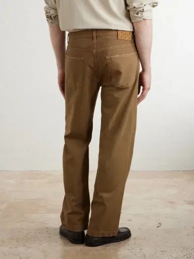 Massimo Alba Oceano Straight-Leg Cotton Trousers - Men | Thumbnail 4