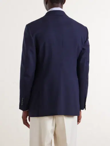 Tom Ford Atticus Double-Breasted Wool and Mohair-Blend Blazer - Men | Thumbnail 4