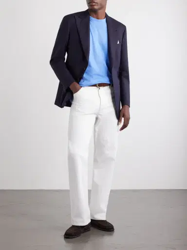 Sunspel Slim-Fit Cotton-Jersey T-Shirt - Men | Thumbnail 2