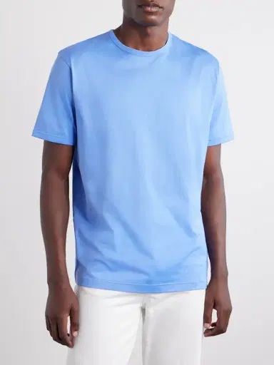 Sunspel Slim-Fit Cotton-Jersey T-Shirt - Men | Thumbnail 3