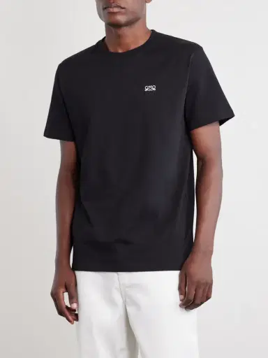 Loewe Anagram-Embroidered Cotton-Jersey T-Shirt - Men | Thumbnail 3
