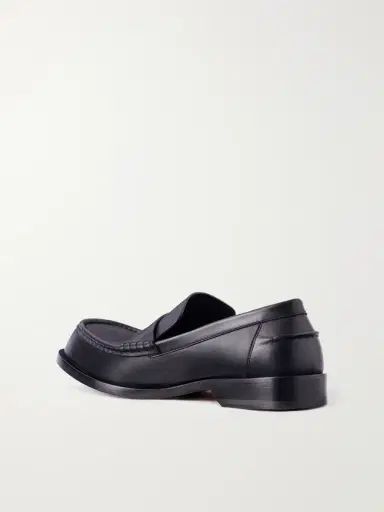 Loewe Bobine Anagram-Debossed Leather Loafers - Men | Thumbnail 4