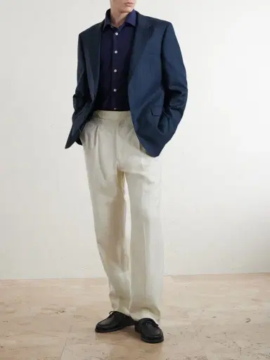 ELEVENTY Lyocell, Linen and Cotton-Blend Shirt - Men | Thumbnail 2