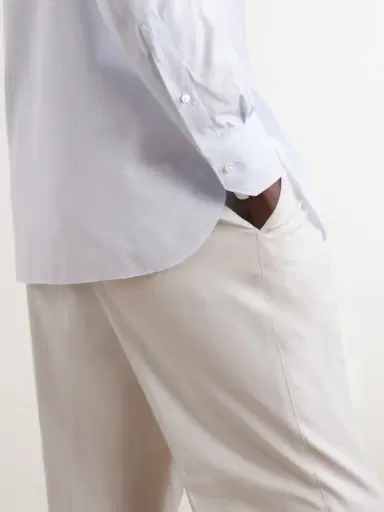 Zegna Trofeo Cotton-Poplin Shirt - Men | Thumbnail 6