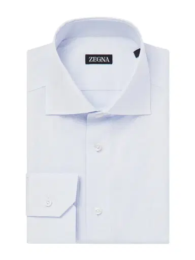 Zegna Trofeo Cotton-Poplin Shirt - Men | Thumbnail 1