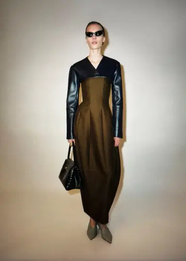 Khaite Onno Jacket In Dark Navy Leather | Thumbnail 7