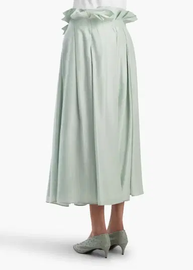 Khaite Astrid Skirt In Ice Green | Thumbnail 4