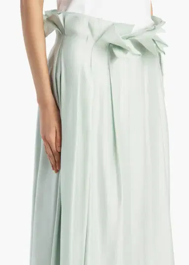 Khaite Astrid Skirt In Ice Green | Thumbnail 5