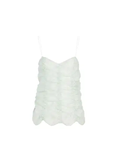 Khaite Inara Top In Ice Green | Thumbnail 1 Khaite Inara Top In Ice Green | Thumbnail 1