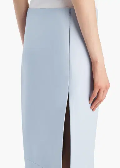 Khaite Lyle Skirt In Sky Blue Leather | Thumbnail 6 Khaite Lyle Skirt In Sky Blue Leather | Thumbnail 6