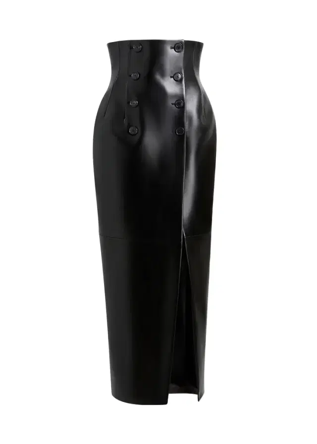 Khaite Luiza Skirt In Black Leather