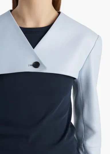 Khaite Onno Jacket In Sky Blue Leather | Thumbnail 5 Khaite Onno Jacket In Sky Blue Leather | Thumbnail 5