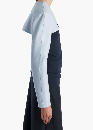 Khaite Onno Jacket In Sky Blue Leather | Thumbnail 6 Khaite Onno Jacket In Sky Blue Leather | Thumbnail 6
