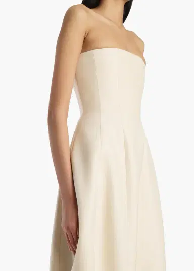 Khaite Stela Dress In Ivory Glow | Thumbnail 4 Khaite Stela Dress In Ivory Glow | Thumbnail 4