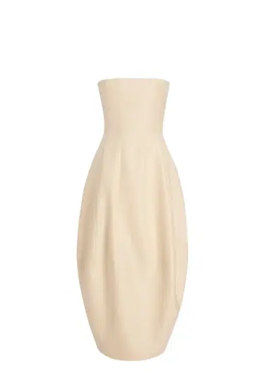 Khaite Stela Dress In Ivory Glow | Thumbnail 1 Khaite Stela Dress In Ivory Glow | Thumbnail 1