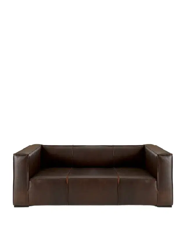 Old Hickory Tannery Mathis Leather Sofa