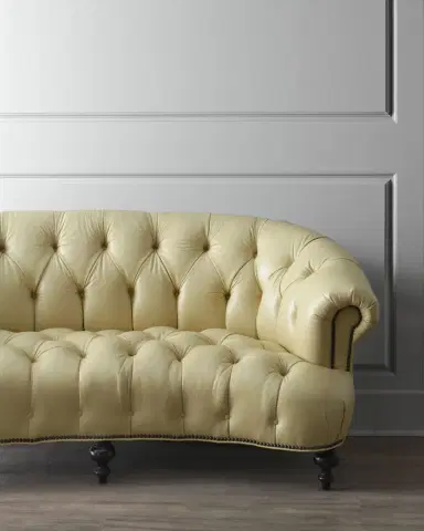 Old Hickory Tannery Lenoir Leather Tufted Sofa 70.5" | Thumbnail 2 Old Hickory Tannery Lenoir Leather Tufted Sofa 70.5" | Thumbnail 2